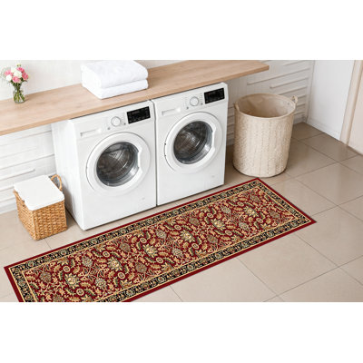 Tapis noir / rouge Mishawaka