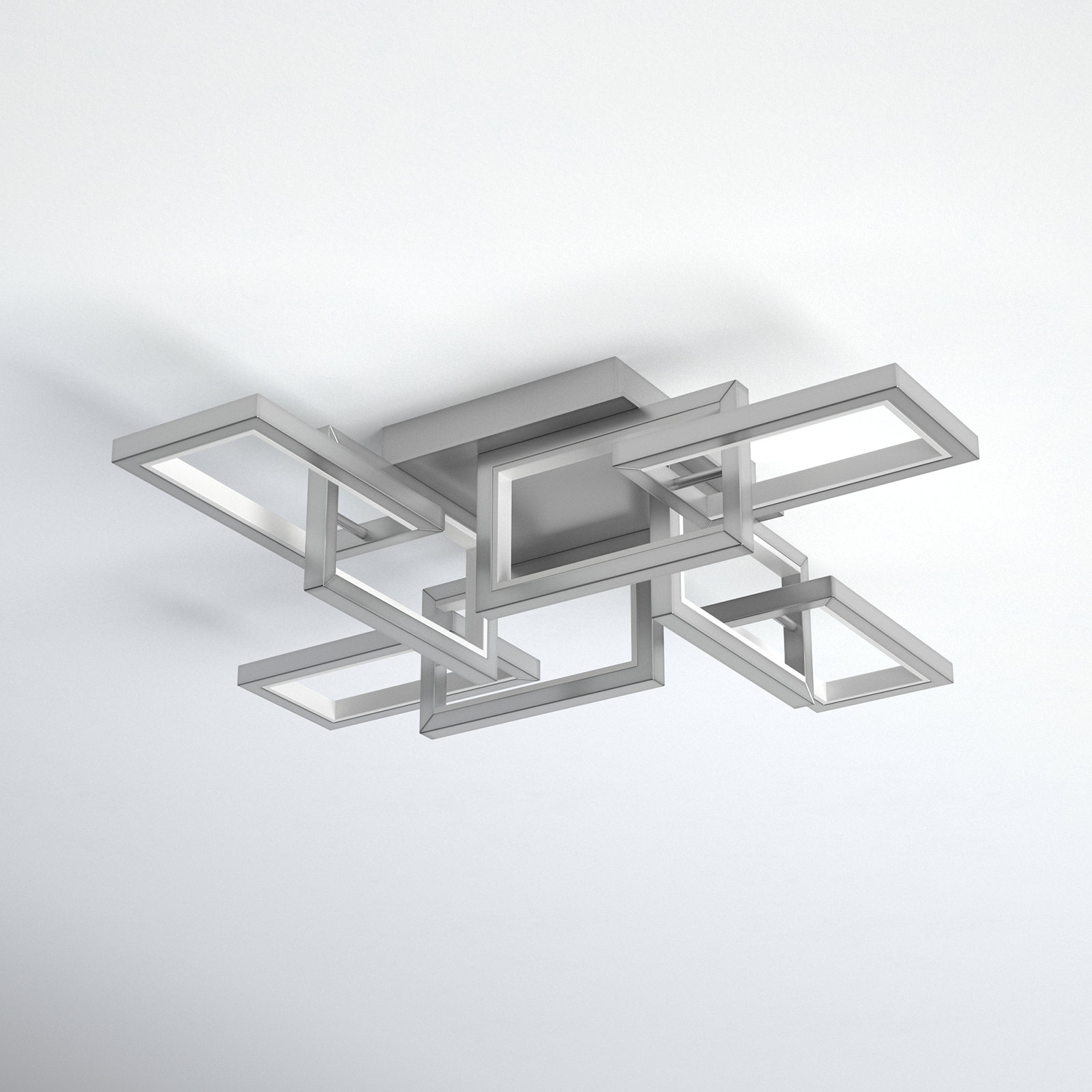 Sataria 8 Light Metal LED Flush Mount