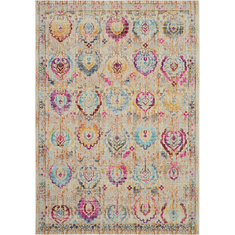 Lowndes Oriental Indoor Rug, Rectangle 5'3" x 7'10"