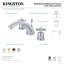 Robinet de salle de bain espacé Kingston-25313988