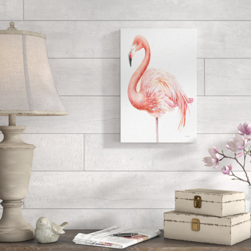 Gracefully Pink V by Lisa Audit - Wrapped Canvas Painting, 46cm H x 30cm W