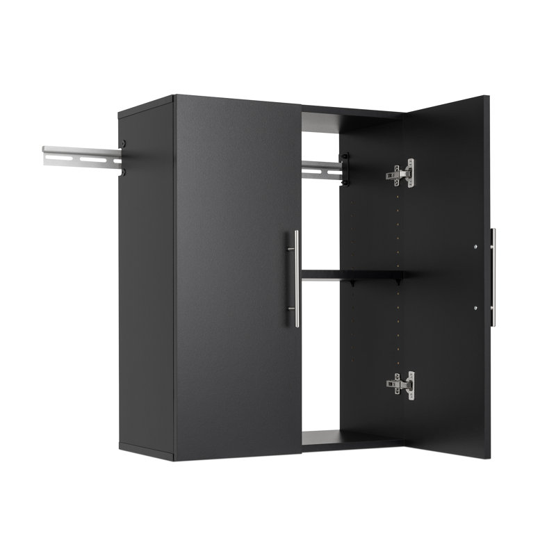 Barrayo Single Storage Cabinet ( 30'' H x 24'' W x 12'' D), Black
