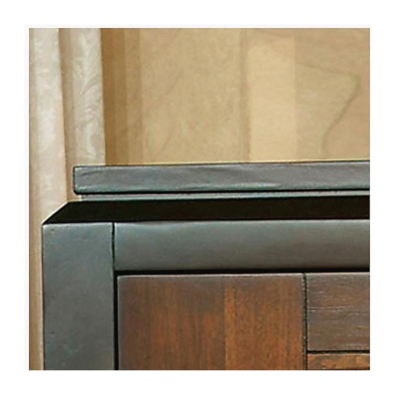 Table de chevet Acacia noyer 1pc seulement