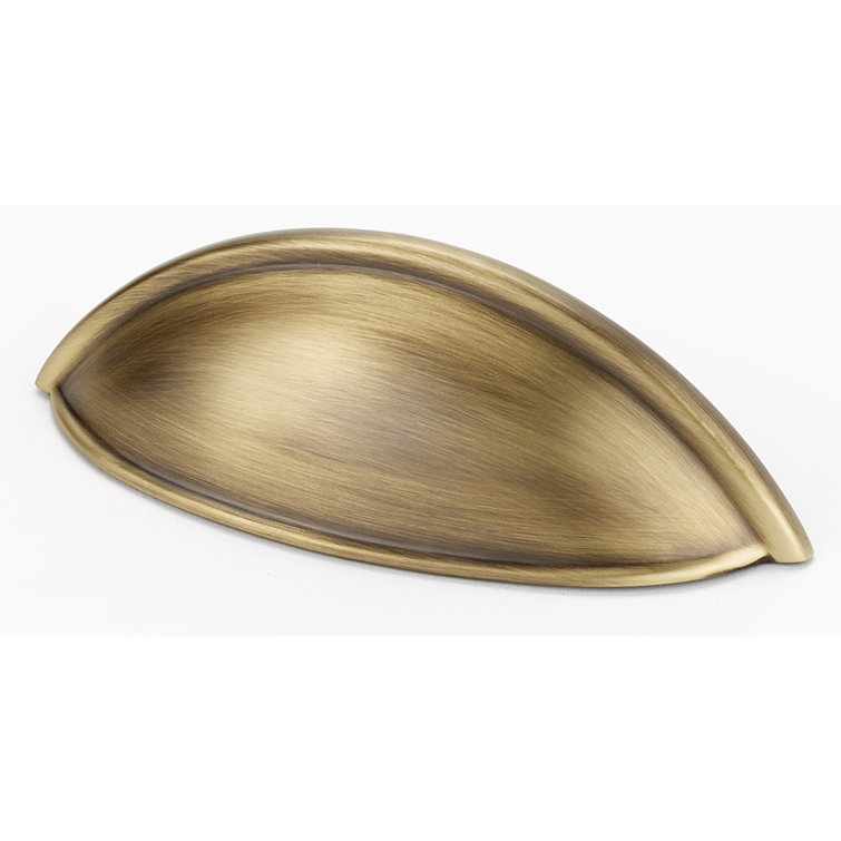 Contemporary 3 1/2" Center Cup/Bin Pull