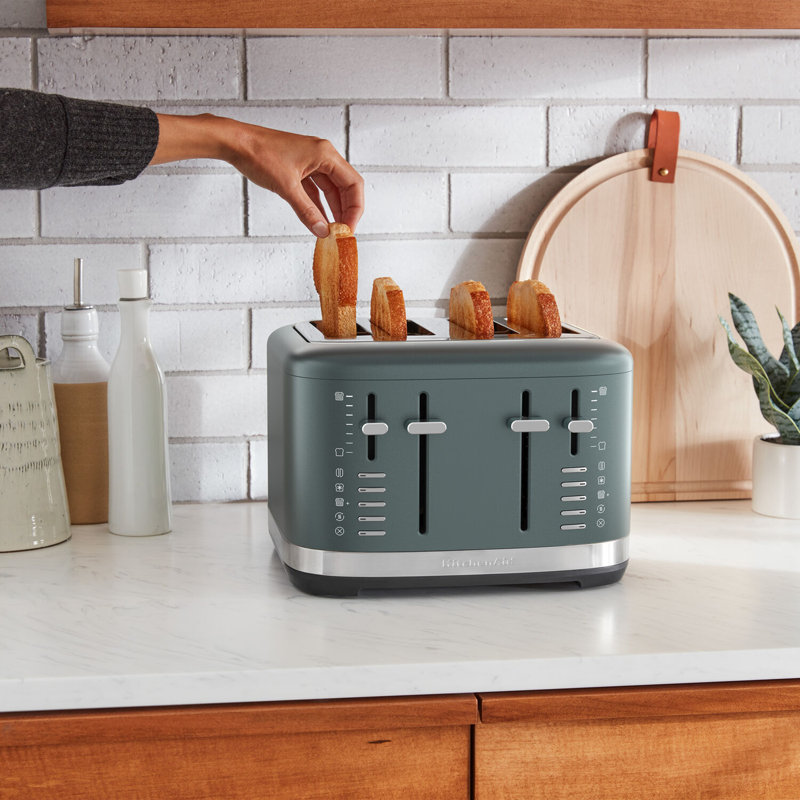 KitchenAid 4-Slice Toaster with Extra-Wide Slots & Adjustable Toasting Controls