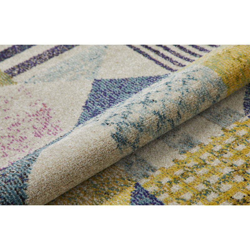 Geometric Area Rug, Runner 80 x 240cm