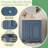 24" Blue Bathroom Vanity With Ceramic Sink