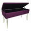 Polyester Blend Upholstered Storage Bench-1745642612