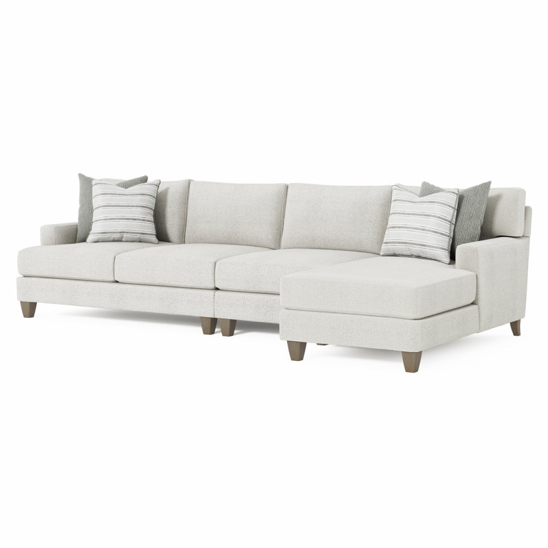 Bernhardt Mila 2-Piece Right Facing Fabric Sectional, null, null