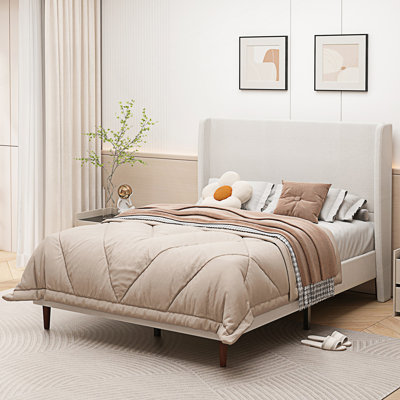 Grand lit grand dossier moelleux