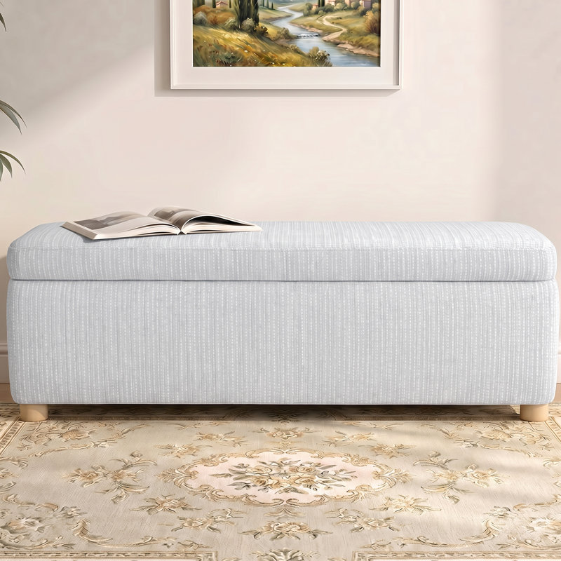 Banc de rangement, Gris clair