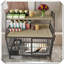 Cage robuste pour animaux à double couche avec tiroirs de rangement-1221996051