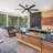 72" 6-Speed Reversible DC Motor Ceiling Fan with Dimmable LED Lights and Remote Control-1958193623