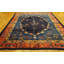 Tapis antique bleu et rouge en laine