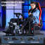Anman Flight Simulation Cockpit with Racing Seat Fit for Thrustmaster HOTAS Warthog Logitech, Not Include Steering wheel & Wheels & Pedals and Shifter Handbrake 