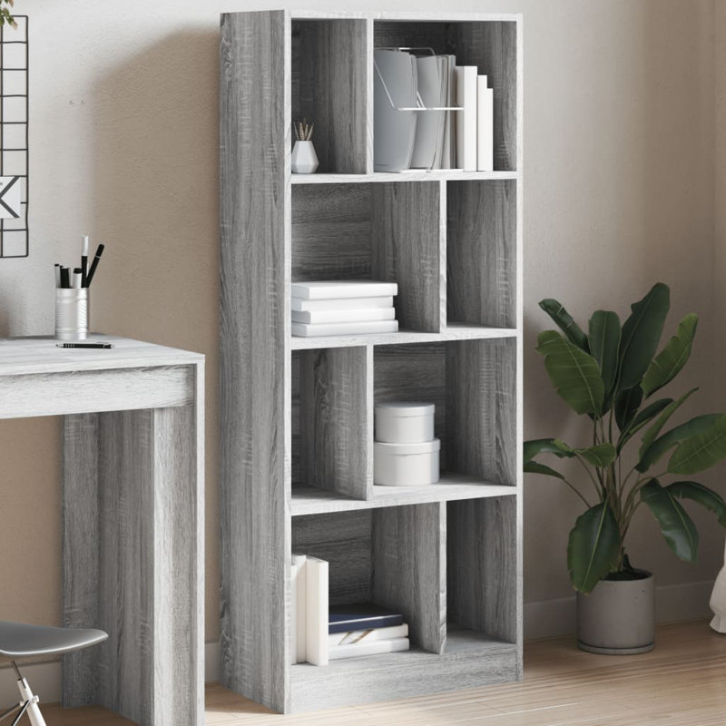 Bibliothèque Repton, Gris Sonoma, (4 tablettes) H 55,5 po x l 22,4 po x P 11,2 po