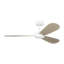 Visual Comfort Fan Paddle Smart 52 Indoor Ceiling Fan with Threaded Downrod, Matte White ABS blades and Handheld Remote-226596867-226596893