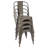 Lilian 18.1'' H Metal Stacking Side Chair-473255058