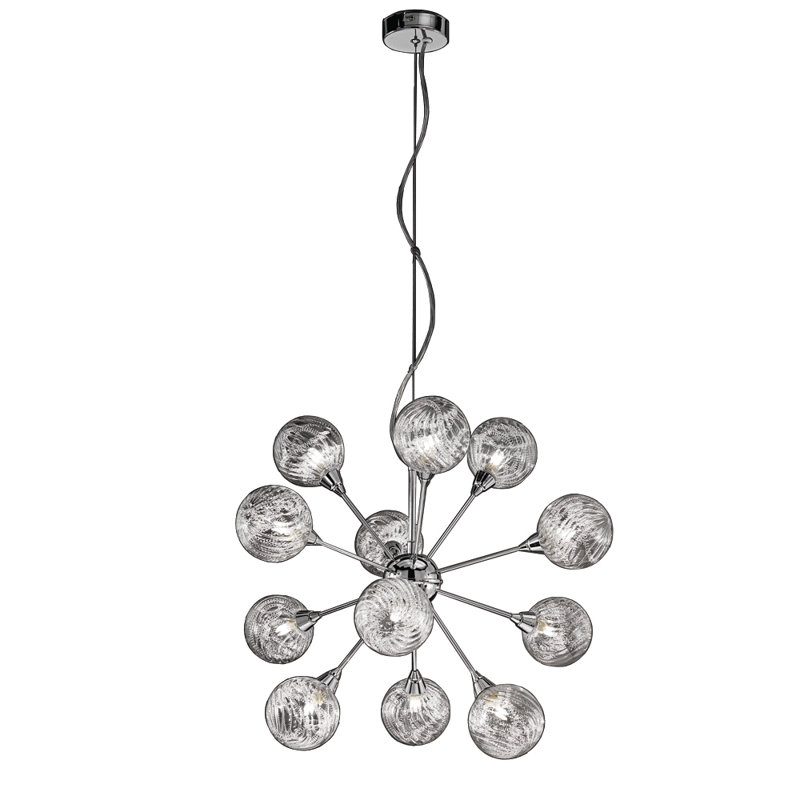 Abhilash 12 - Light Chrome Sputnik Pendant