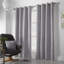 Nalaiyah Velvet Chenille Eyelet Curtains-1315062719-1315062718