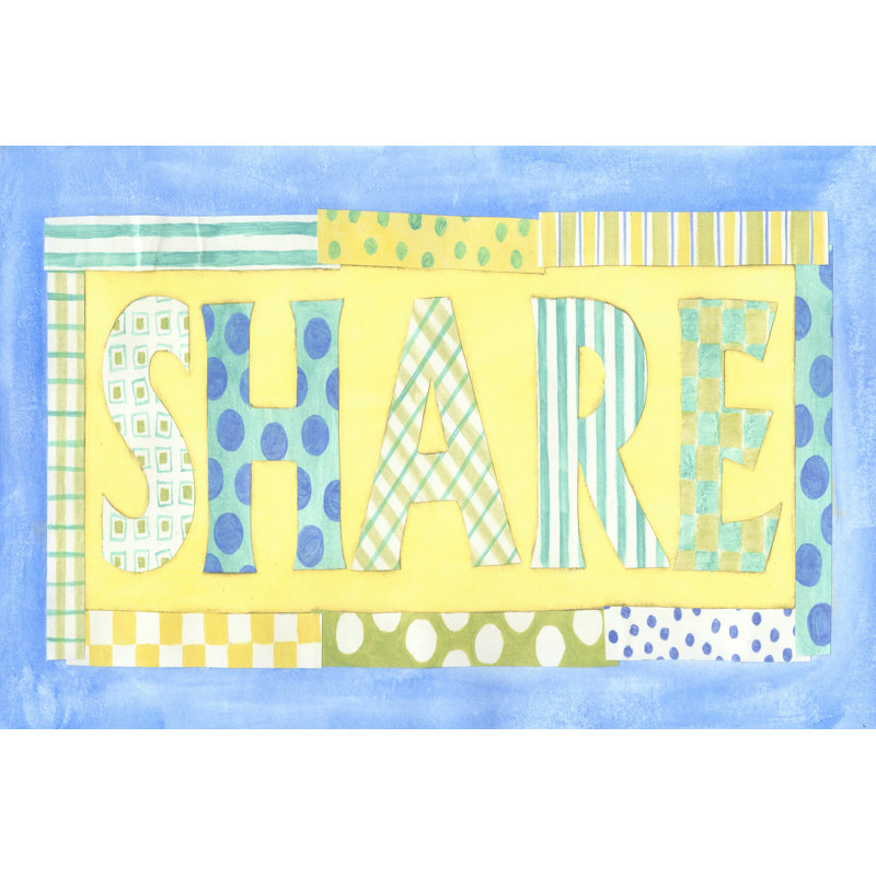 Share by Megan Meagher - Wrapped Canvas Print, 30cm H x 46cm W