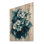 Ensemble d'hortensias monochromes - décoration murale en bois d'hortensias - sur bois de pin naturel