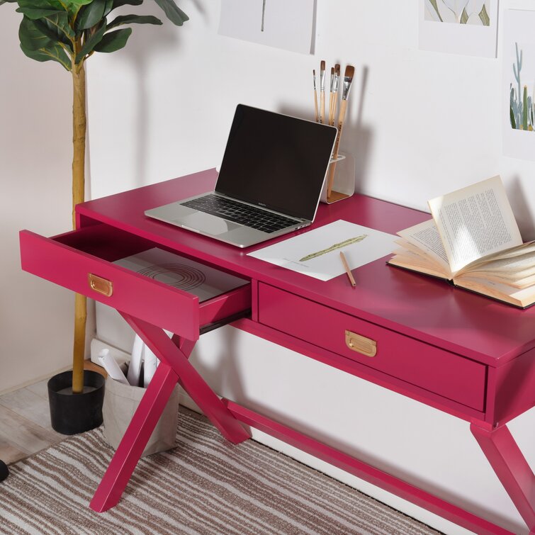 Hanover 19.5-in Pink Modern/Contemporary Computer Desk in the