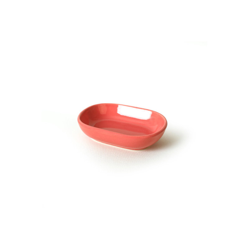 Latitude Run Areej 100% CERAMIC Salad Bowl, Pink