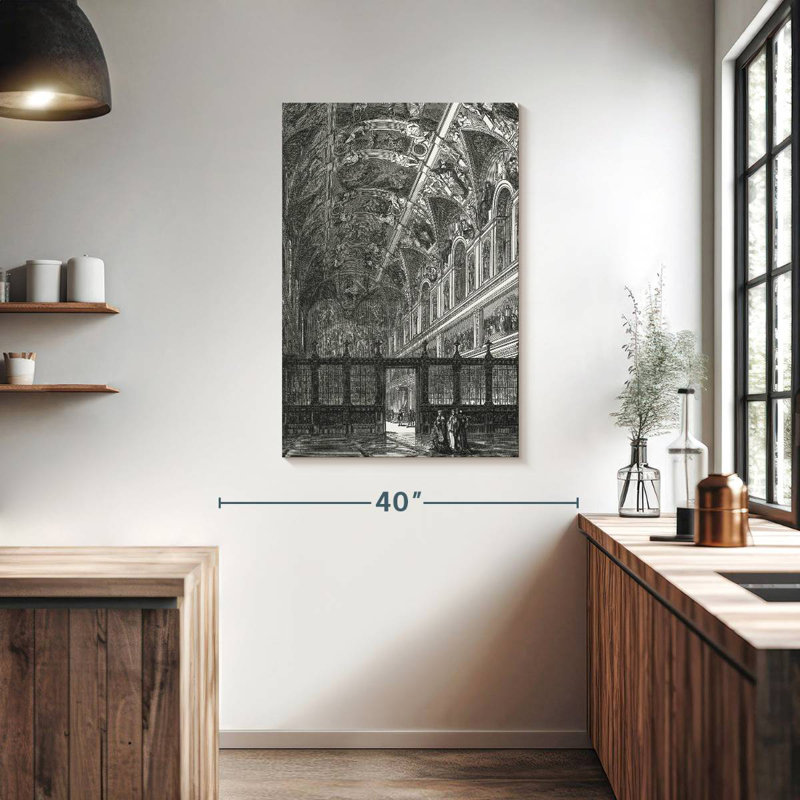 Lilie Sistine Chapel Ceiling, 39" H x 26" W