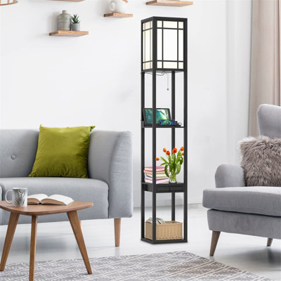 Liliyanna 160cm Black Traditional Floor Lamp