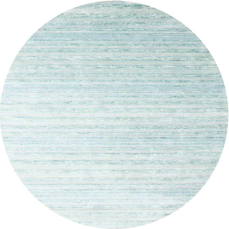 Tapis bleu ciel Palombo, Rond 6 pi
