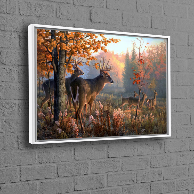 Print on Canvas, 25 cm H x 35 cm W, White, Framed Print without Mat