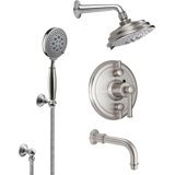 Miramar 1.8 GPM Styletherm 0.5" Thermostatic Shower System with Handshower Hook and Tub Spout