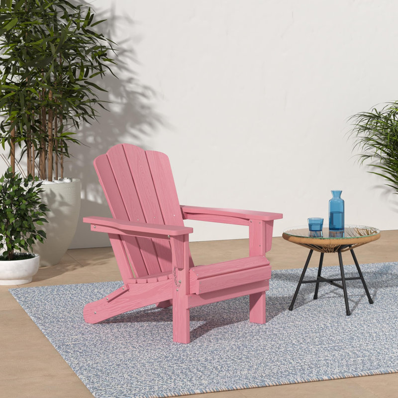 Chaise Adirondack pliante en PEHD pour patio