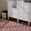 Rosy Checkered Washable Rug-1306078544