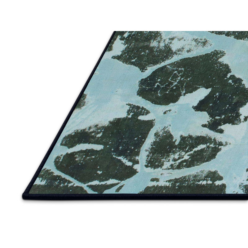 Abstract Indoor Rug, Runner 2' x 5'