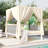 Outdoor Patio Sunbed With Curtains, High Comfort, Suitable For Multiple Scenarios And Relaxation-186981956