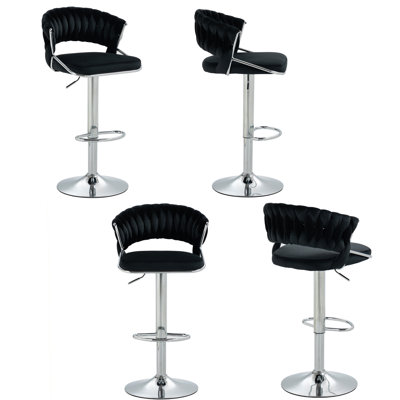 Christal Height Adjustable Swivel Bar Stool