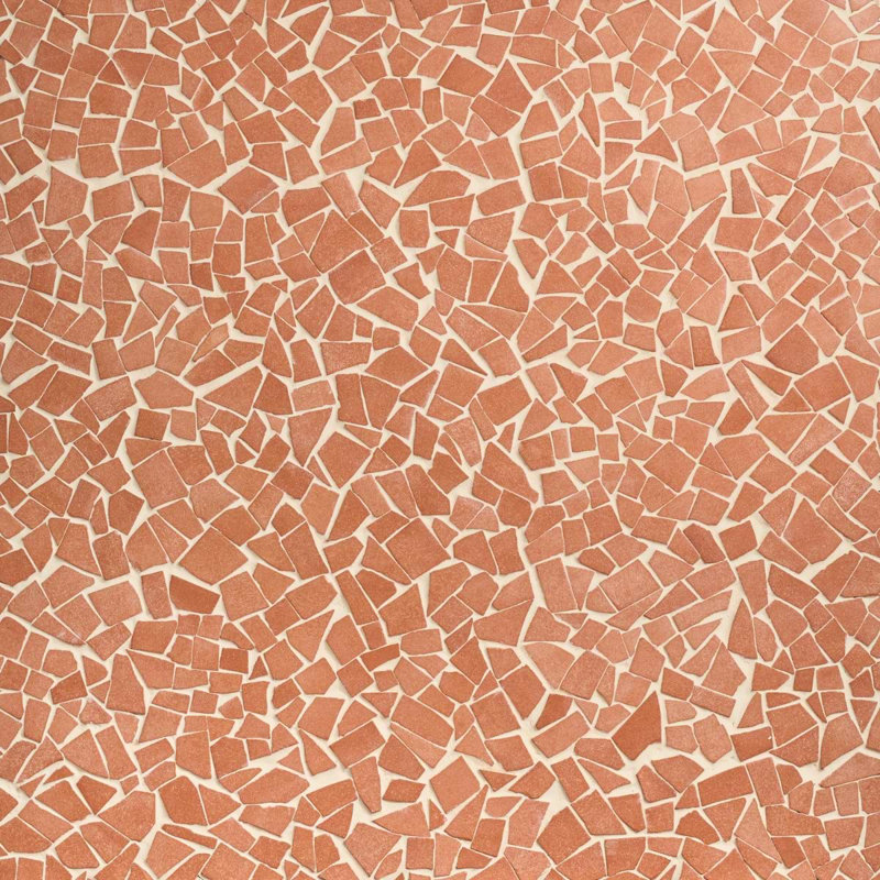 Terra Cortona Piazza 10x10 Matte Terracotta Mosaic Tile