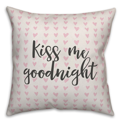  Coussin Kiss Me Goodnight in Hearts