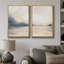 «Landscape Abstract Shapes Illustration», reproduction encadrée sur toile 2 pièces-91069266-91069267