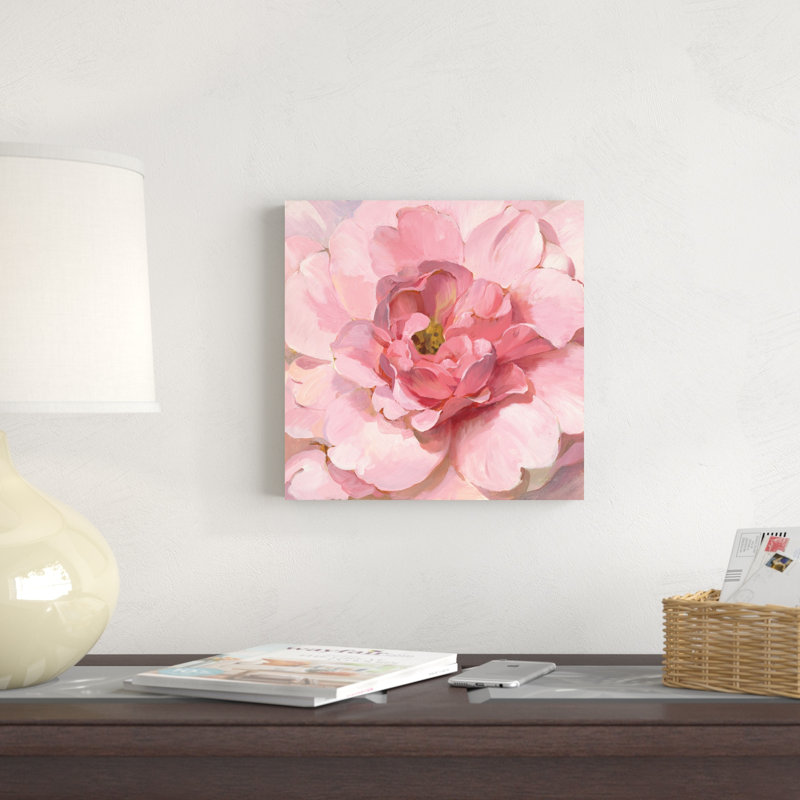 Pivoine rougissante, H 12 po x l 12 po