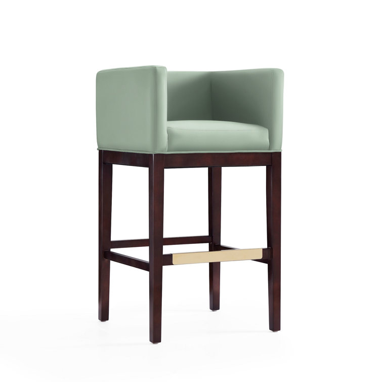 Beeley Upholstered Counter Stool with Solid Wood Frame