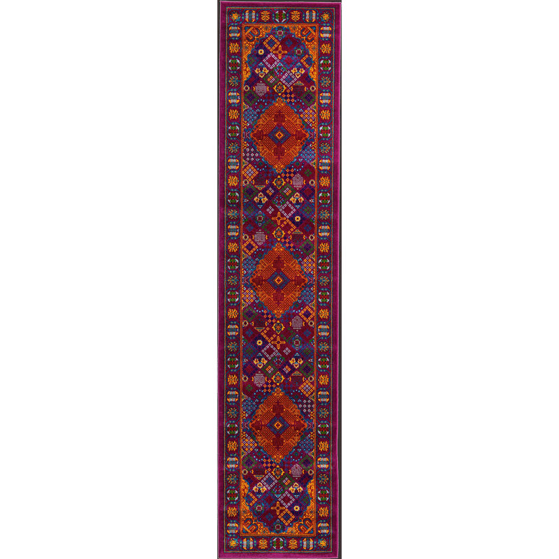 Malaija Oriental Indoor Rug, Runner 2'7" x 12'