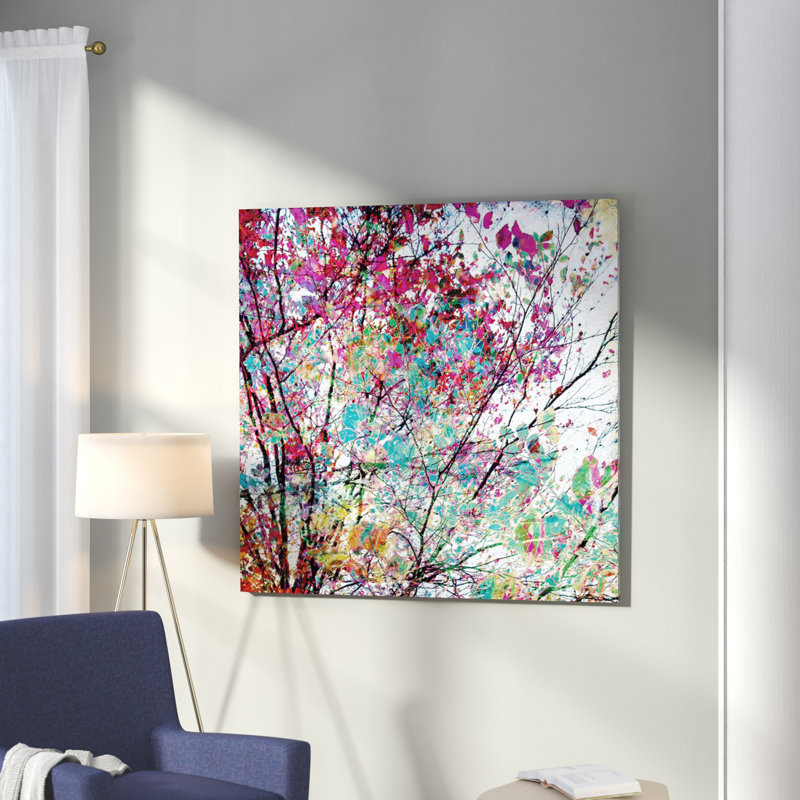 Reproduction d'art graphique sur toile «Autumn vii» par Joeike Bohmer, H 37 po x l 37 po x p 1,5 po