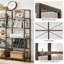 172.5cm H x 120cm W Metal Standard Bookcase