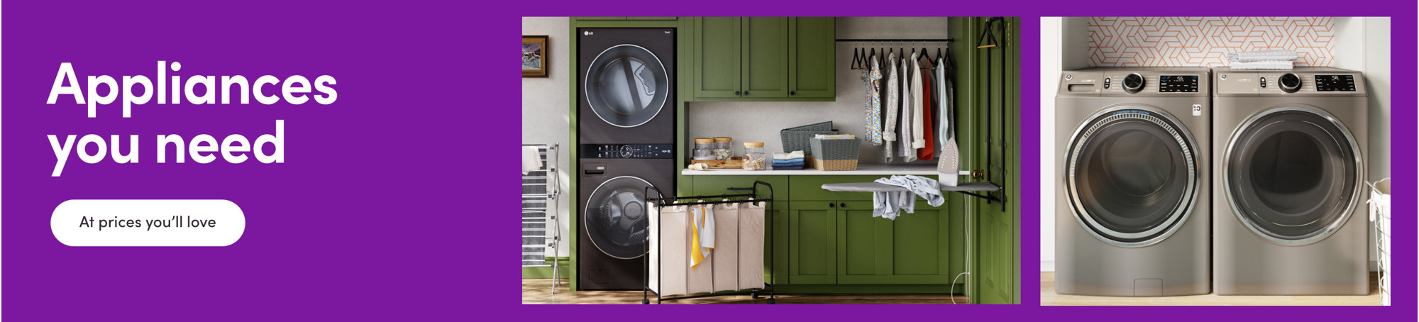 appliances you need at prices you'll love