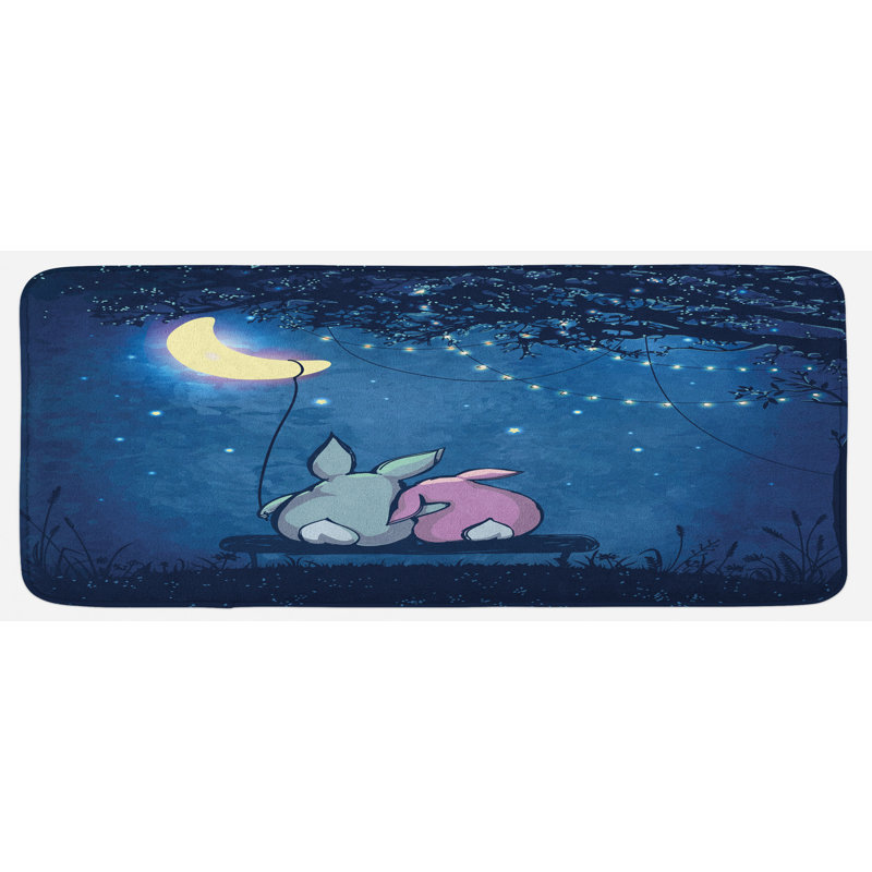 Tapis de cuisine half lune