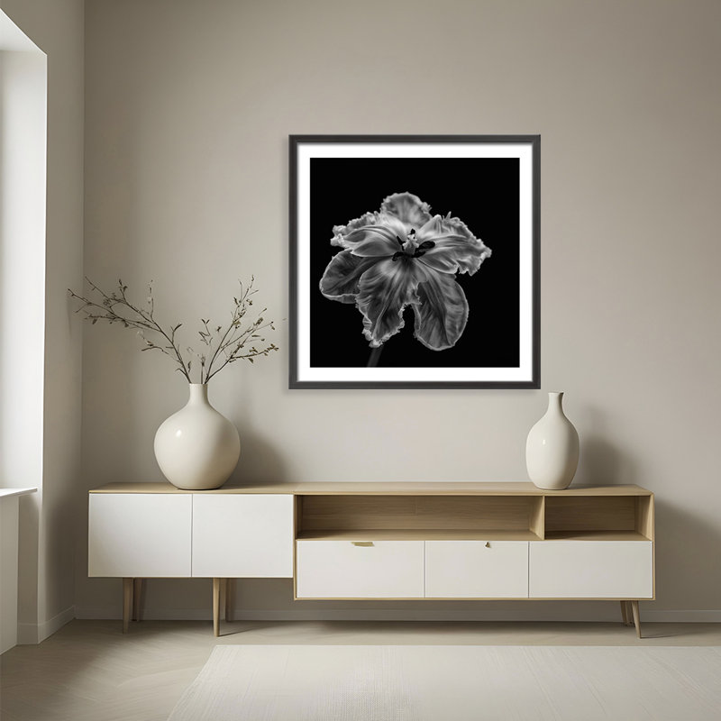 Nature Inspired Parrot Tulip by  - Picture Frame Photograph on Paper, 16" H x 16" W