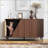 Modern Walnut Cabinet